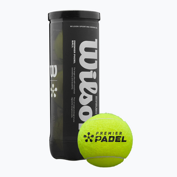 М&rsquo;ячі для падел-тенісу Wilson Premier Padel 3 Ball Can Yellow (Оригінал) WR8908401001 WR8908401001 фото