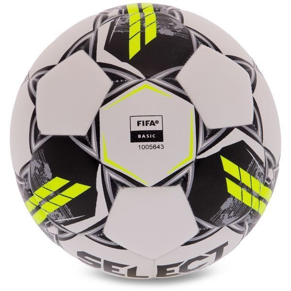 М'яч футбол Select SELECT FB Club DB V23 №4 білий-сірий 086410-045/4 (Оригінал) 086410-045/4 фото