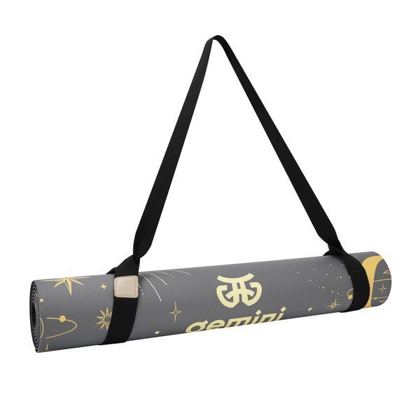 Килимок для йоги каучуковий поліуретан Pro ILLustration Gemini Sport Pro 183см*68см*5мм PUY-5900-10 темно-сірий PUY-5900-10 фото