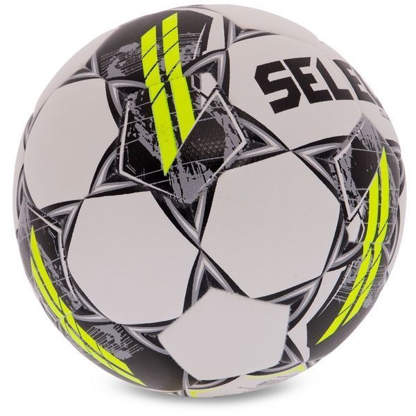 М'яч футбол Select SELECT FB Club DB V23 №4 білий-сірий 086410-045/4 (Оригінал) 086410-045/4 фото
