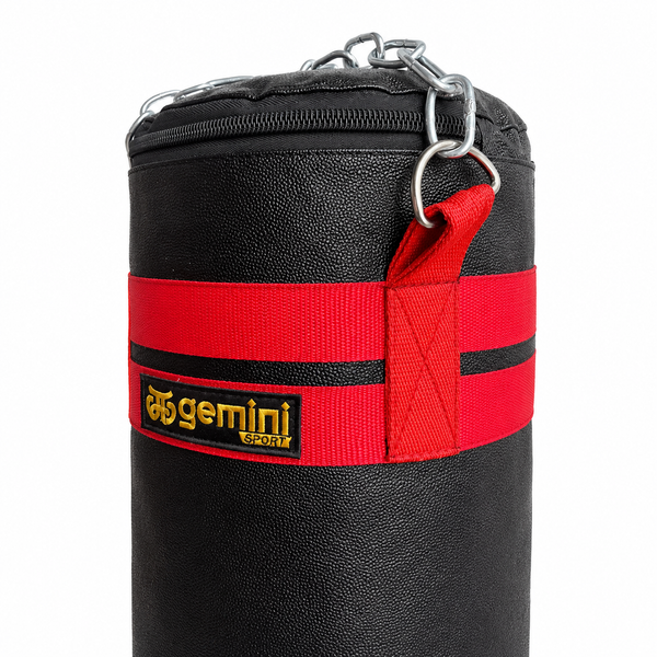 Мішок боксерський Gemini Sport класичний кірза 120cм з ланцюгом GBK2-120 GBK2-120 фото