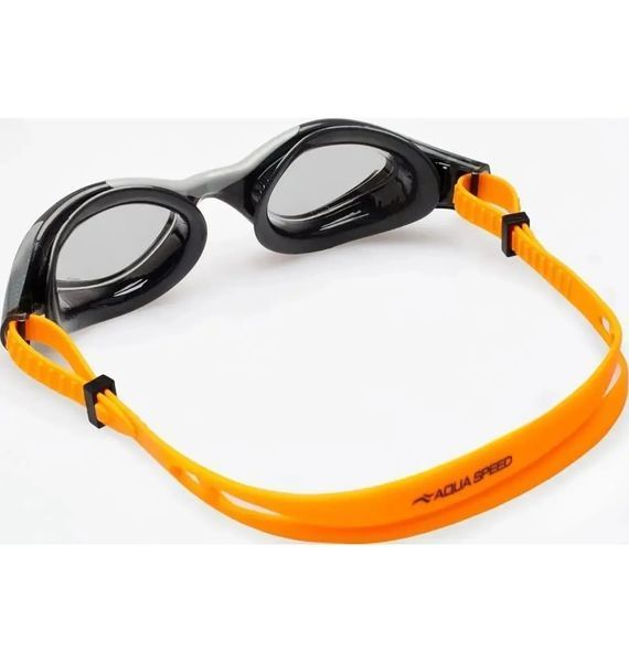 Окуляри для плавання Aqua Speed AQUILO 62651 чорно-помаранчевий Уні OSFM 728-75 (Оригінал) 728-75 фото