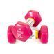 Гантелі Gemini Sport для фітнесу з вініловим покриттям 2шт по 1.5кг GSD-1.5PINK GSD-1.5PINK фото 1
