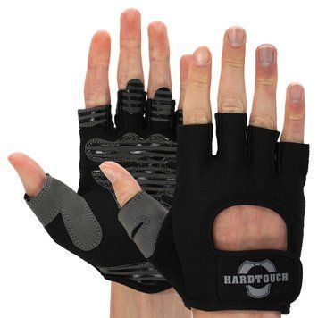 Перчатки для фитнеса и тренировок HARD TOUCH S-XL Чёрный BC-4462 S BC-4462 фото