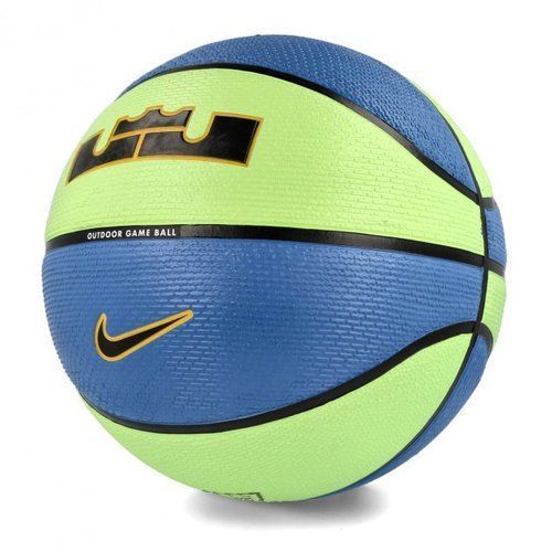 Мяч баскетбольный Nike Playground 8P L James Deflated Lime Glow/Bk/University Gold/Black размер 7 N.100.4372.395.07 (Оригинал) N.100.4372.395.07 фото