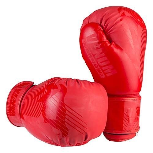 Перчатки боксерские Venum 12oz красный матовый 2955-12R 2955-12R фото