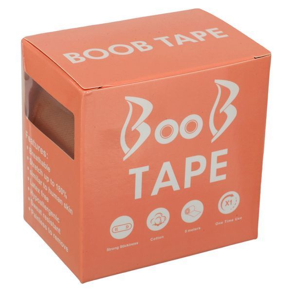 Кинезио тейп для тейпирования груди Kinesio tape BOOB размер 5смх5м бежевый BC-1093-5 BC-1093-5 фото