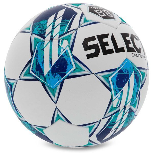 Мяч футбол Select FB Campo PRO №4 белый-бирюзовый 387456-931/4 (Оригинал) 387456-931/4 фото