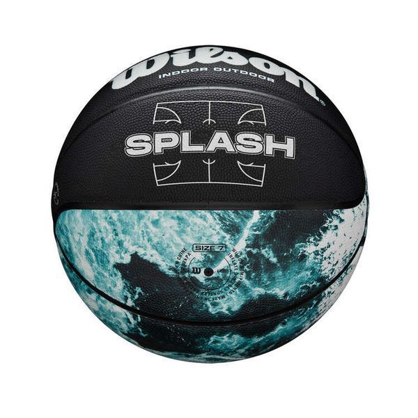 Баскетбольний м'яч у подарунковій коробці + насос Wilson SPLASH PRO BSKT, розмір 7 WZ2014501XP (Оригінал) WZ2014501XP фото