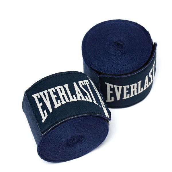 Бинти боксерські Everlast ELITE HANDWRAPS Синій Універсальний 180 дюймів (457,2 см) (Оригінал) P00003326 P00003326 фото