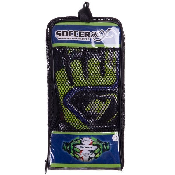 Перчатки вратарские профессиональные SOCCERMAX GK-014 10 GK-014 фото