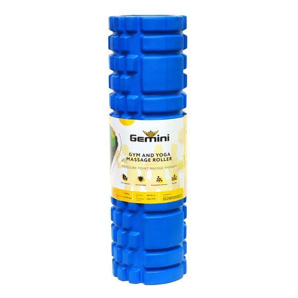 Ролер для йоги та пілатесу Gemini Grid Combi Roller Gemini Power G0011BL G0011BL фото