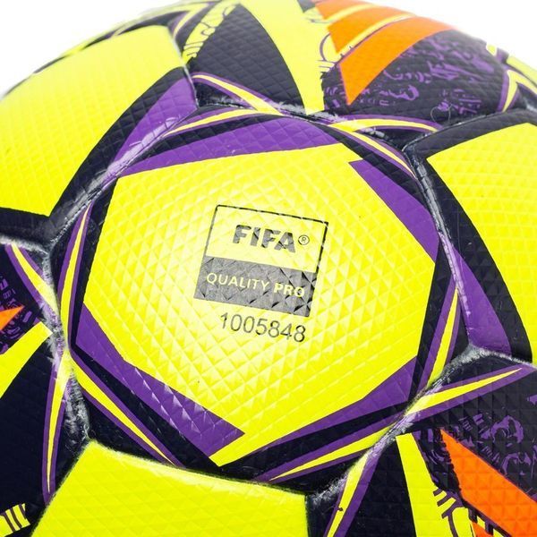 М'яч футбол Select Brillant Super FIFA TB v24 №5 жовтий-фіолетовий 361598-509 (Оригінал) 361598-509 фото