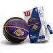 Мяч баскетбольный в подарочной коробке + насос Wilson NBA TEAM TIEDYE BSKT LA LAKERS size 7 WZ4007803XP (Оригинал) WZ4007803XP фото 1