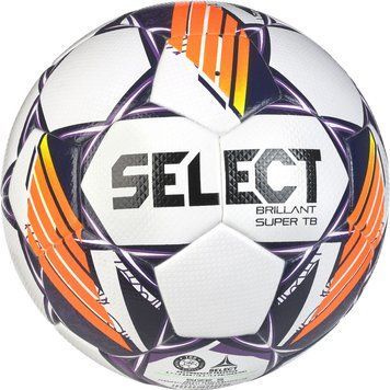 М'яч футбол Select Brillant Super FIFA TB v24 №5 білий-фіолетовий 361598-009 (Оригінал) 361598-009 фото