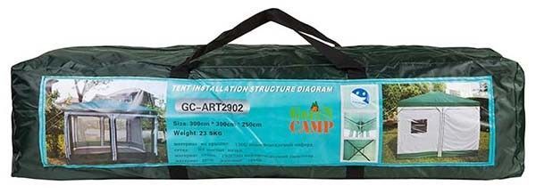 Тент-палатка GreenCamp 300&times;300&times;250 см (Зелёный) 2920 2920 фото