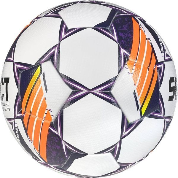 Мяч футбол Select Brillant Super FIFA TB v24 №5 белый-фиолетовый 361598-009 (Оригинал) 361598-009 фото