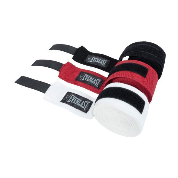 Набор боксерских бинтов Everlast Core Handwraps 3 Pack, унисекс (черный/белый/красный) 120 inches (304,8 см) (Оригинал) P00003251 P00003251 фото