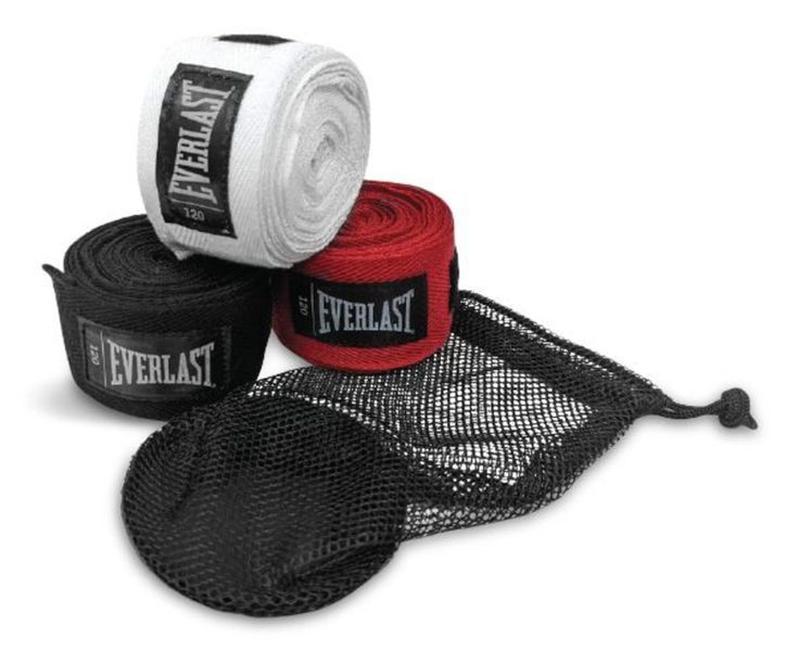 Набор боксерских бинтов Everlast Core Handwraps 3 Pack, унисекс (черный/белый/красный) 120 inches (304,8 см) (Оригинал) P00003251 P00003251 фото