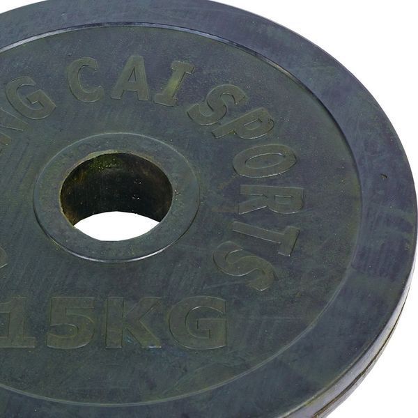 Млинці (диски) гумові 15кг 52мм чорний GA-1448-15 GA-1448-15 фото