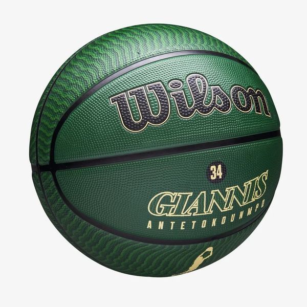 М'яч баскетбольний Wilson NBA PLAYER ICON OUTDOOR BSKT GIANNIS 7 WZ4006201XB7 (Оригінал) WZ4006201XB7 фото