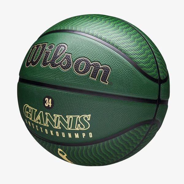 М'яч баскетбольний Wilson NBA PLAYER ICON OUTDOOR BSKT GIANNIS 7 WZ4006201XB7 (Оригінал) WZ4006201XB7 фото