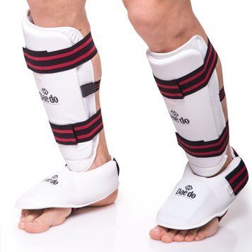 Защита голени и стопы для каратэ DAЕDO GO-5074 XS-XL белый XS GO-5074 фото