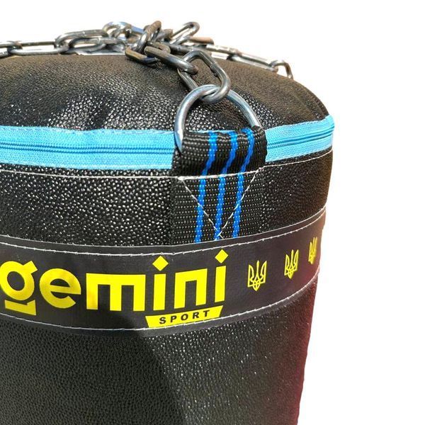 Мешок боксерский Gemini классический кирза 1,2м с цепью GBK-1.2 GBK-1.2 фото