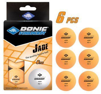 Шарики для настольного тенниса 6 штук Donic Jade Ball 40+ (Оригинал) 618378 618378 фото