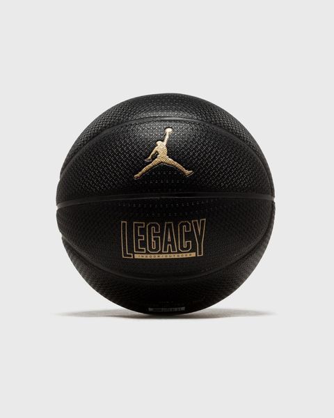 М'яч баскетбольний Nike JORDAN LEGACY 2.0 8P DEFLATED Black/Metallic Gold розмір 7 J.100.8253.051.07 (Оригінал) J.100.8253.051.07 фото