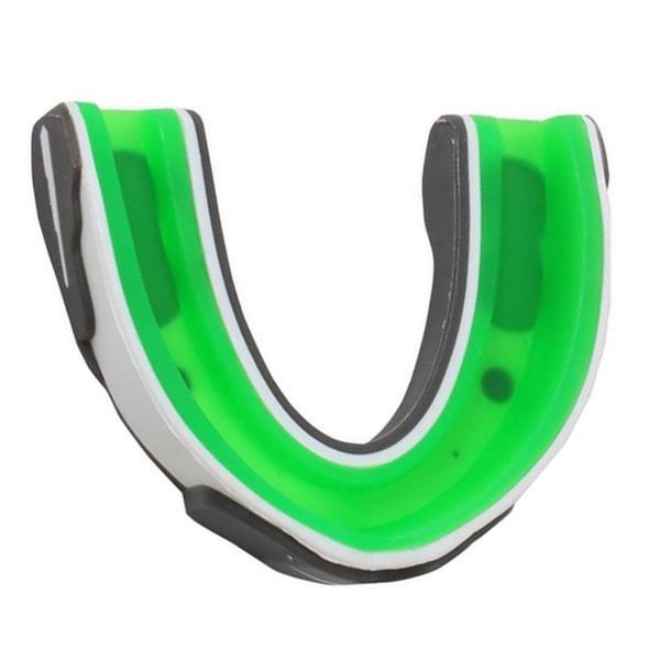Капа боксерская Everlast EVERGEL MOUTH GUARD Зелено-белый Уни (Оригинал) 1400009 1400009 фото