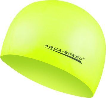 Шапка для плавания Aqua Speed ​​MEGA 100-18 лимонный Уни OSFM (Оригинал) 100-18 фото