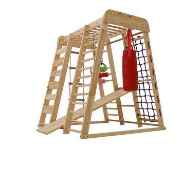 Спортивный комплекс уличный детский SportBaby &laquo;Акварелька- outdoor&raquo; 3886 фото