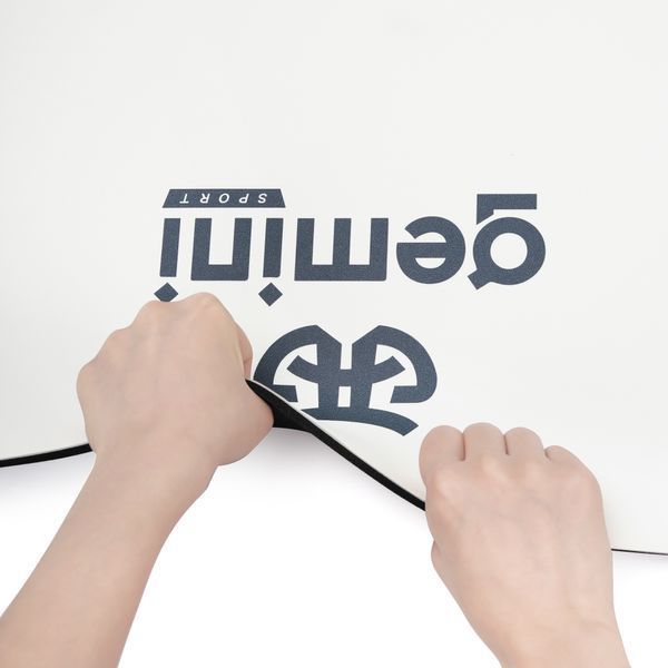 Килимок для йоги каучуковий поліуретан Pro ILLustration Gemini Sport Pro 183см*68см*5мм PUY-5900-11 синьо-блакитний PUY-5900-11 фото