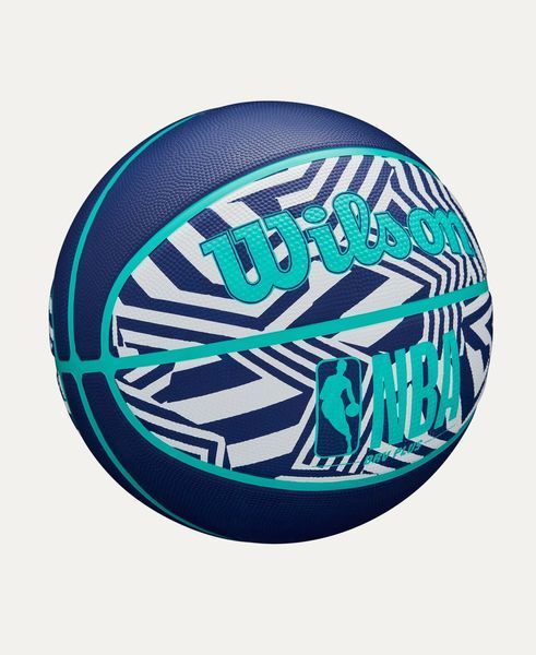 М'яч баскетбольний Wilson NBA DRV PLUS DAZZLE CAMO BSKT INDIGO розмір 7 WZ3016102XB7 (Оригінал) WZ3016102XB7 фото