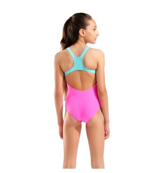 Купальник для плавания Arena Lines Swim Pro Back L детский, слитный, розовый 003550-980 (Оригинал) 164 см 003550-980 фото