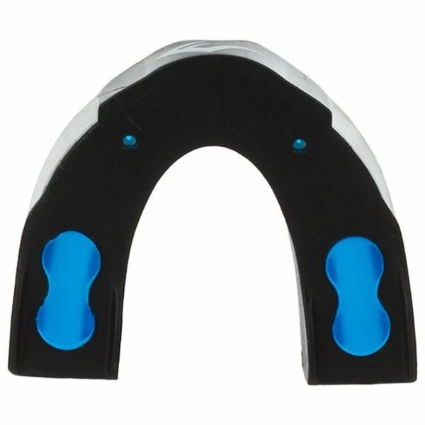 Капа боксерская Everlast Evergel Mouth Guard бело-темно-синий, унисекс (One Size) Оригинал P00003603 P00003603 фото