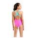 Купальник для плавания Arena Lines Swim Pro Back L детский, слитный, розовый 003550-980 (Оригинал) 164 см 003550-980 фото 2
