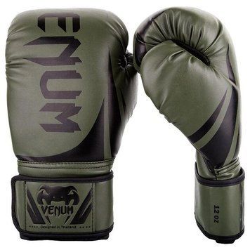 Боксерські рукавички Venum 14oz хакі GB-016-14-KH GB-016-14-KH фото