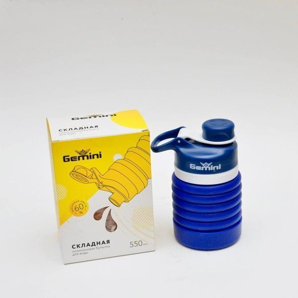 Бутылка для воды 550мл Gemini BG07-BL BG07-BL фото
