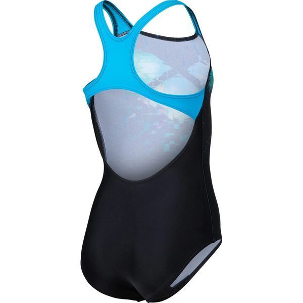 Купальник для плавания Arena Multi Pixels Swim Pro детский, слитный, черно-синий 006679-580 (Оригинал) 128 см 006679-580 фото