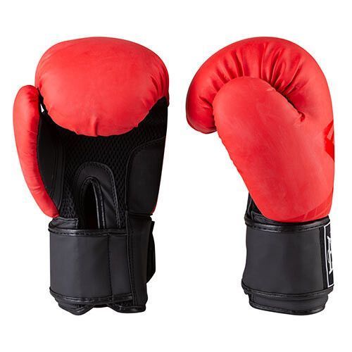 Рукавички боксерські EVL 12oz червоний матовий 3597-12R 3597-12R фото