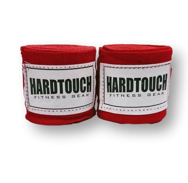 Бинты боксерские Hardtouch хлопок-эланстан 2.7м Черный HT-CTE-2.7 фото