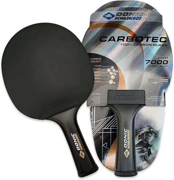 Набор ракетка для настольного тенниса Donic Carbotec 7000 with cover 758221 (Оригинал) 758221 фото