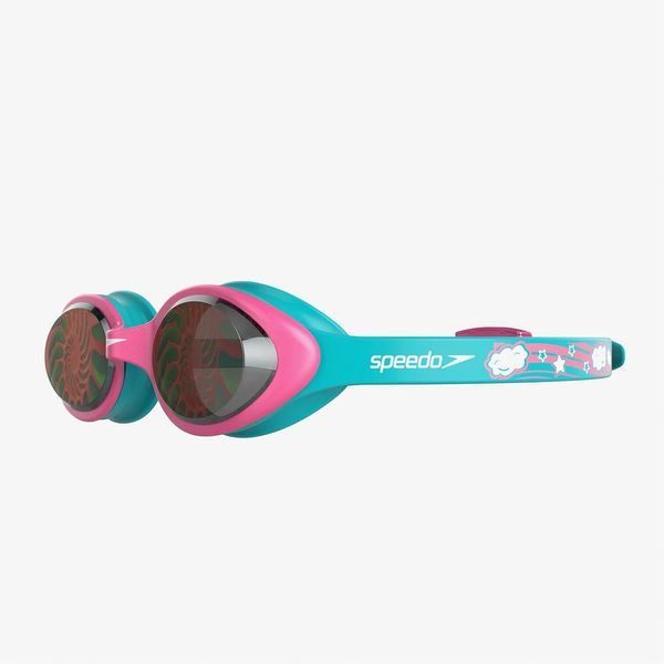 Окуляри для плавання Speedo ILLUSION 3D PRT JU блакитний, рожевий Дит OSFM 8-11597C621 (Оригінал) 8-11597C621 фото