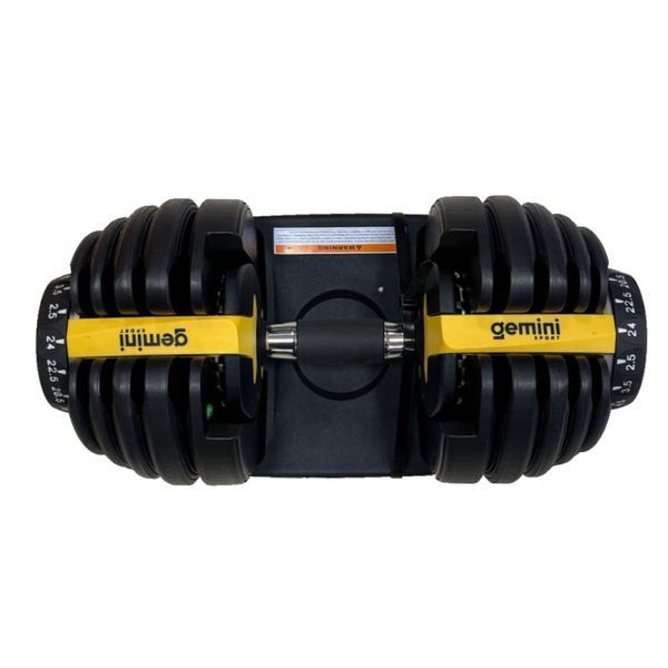 Гантели с регулируемым весом 2.5-24кг Gemini Sport 1шт. GA-8020-24 GA-8020-24 фото