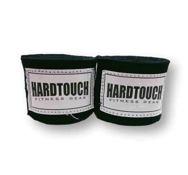 Бинты боксерские Hardtouch хлопок-эланстан 3м Красный HT-CTE-3 фото