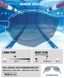 Окуляри для плавання Arena COBRA EDGE SWIPE MIRROR біло-чорний унісекс OSFM 006871-140 (Оригінал) 006871-140 фото 9
