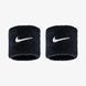 Напульсники Nike Swoosh Wristbands 2 PK Чорні (Оригінал) N.101.2405.010.OS