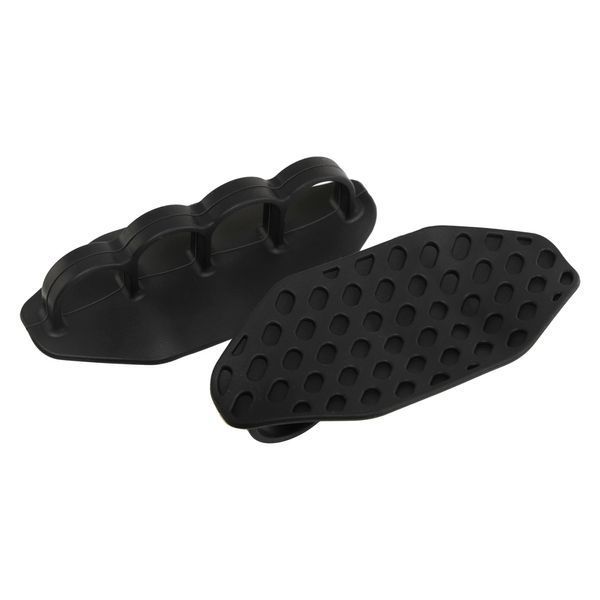 Накладки на ладони грипсы Gym Grips Gloves силиконовые 2 шт черный TA-6742 TA-6742 фото